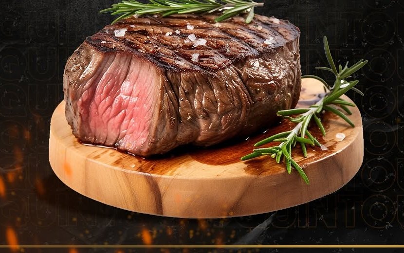 Cortes nobres grelhados, como picanha e ancho