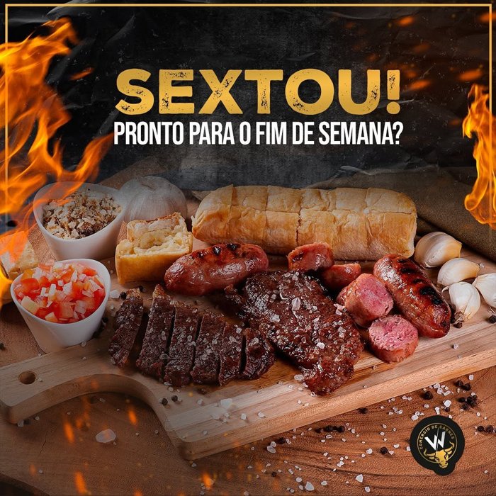 Publicação Instagram W Comércio de Carnes