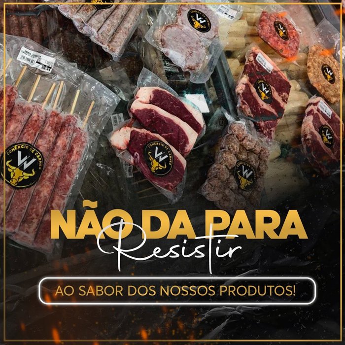 Publicação Instagram W Comércio de Carnes